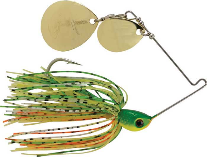 Luck E Strike Jimmy Houston Spinner Bait Colorado Blade in Firetiger 1/2 oz JHSBC12-583-1