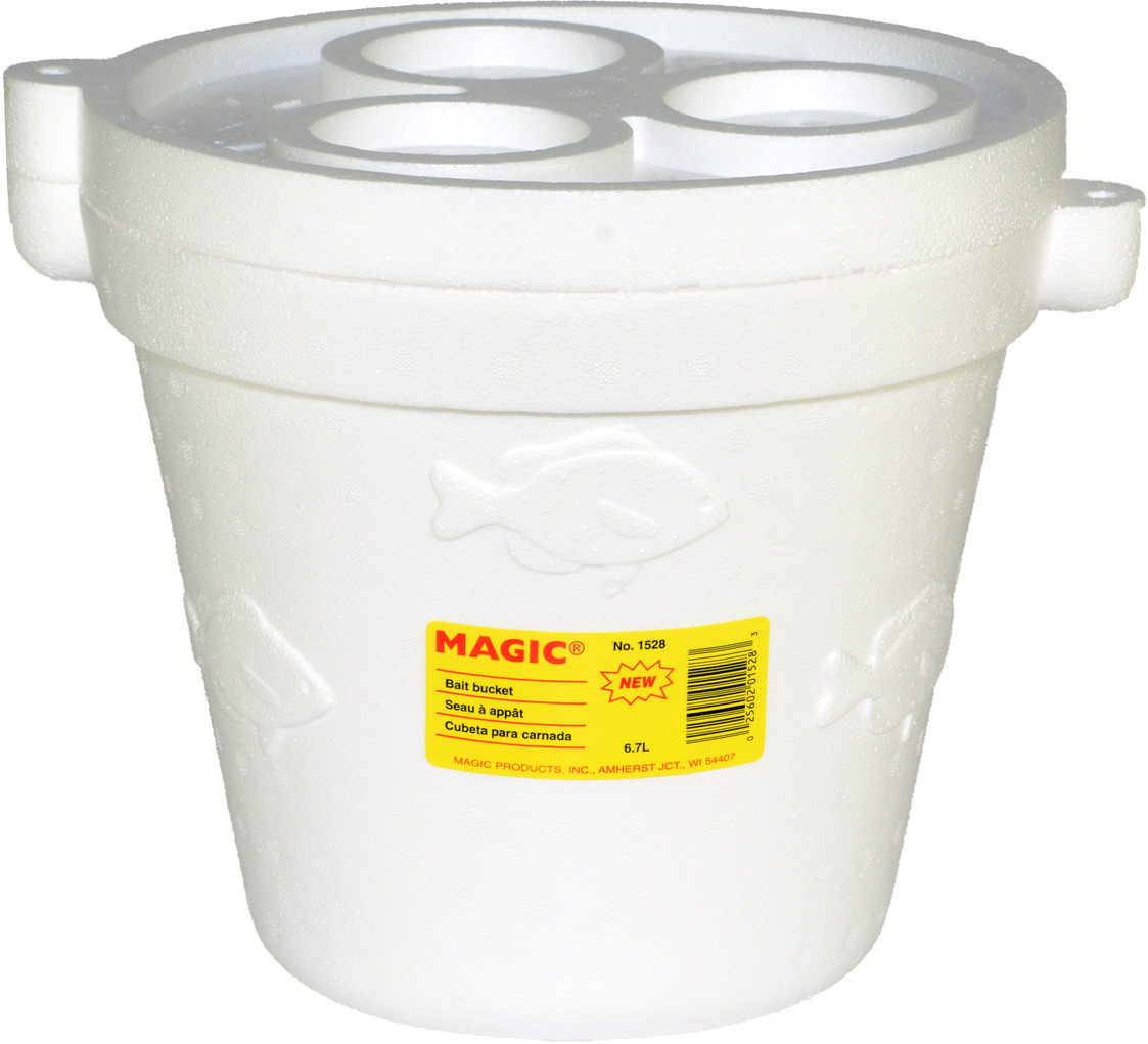 styrofoam minnow bucket