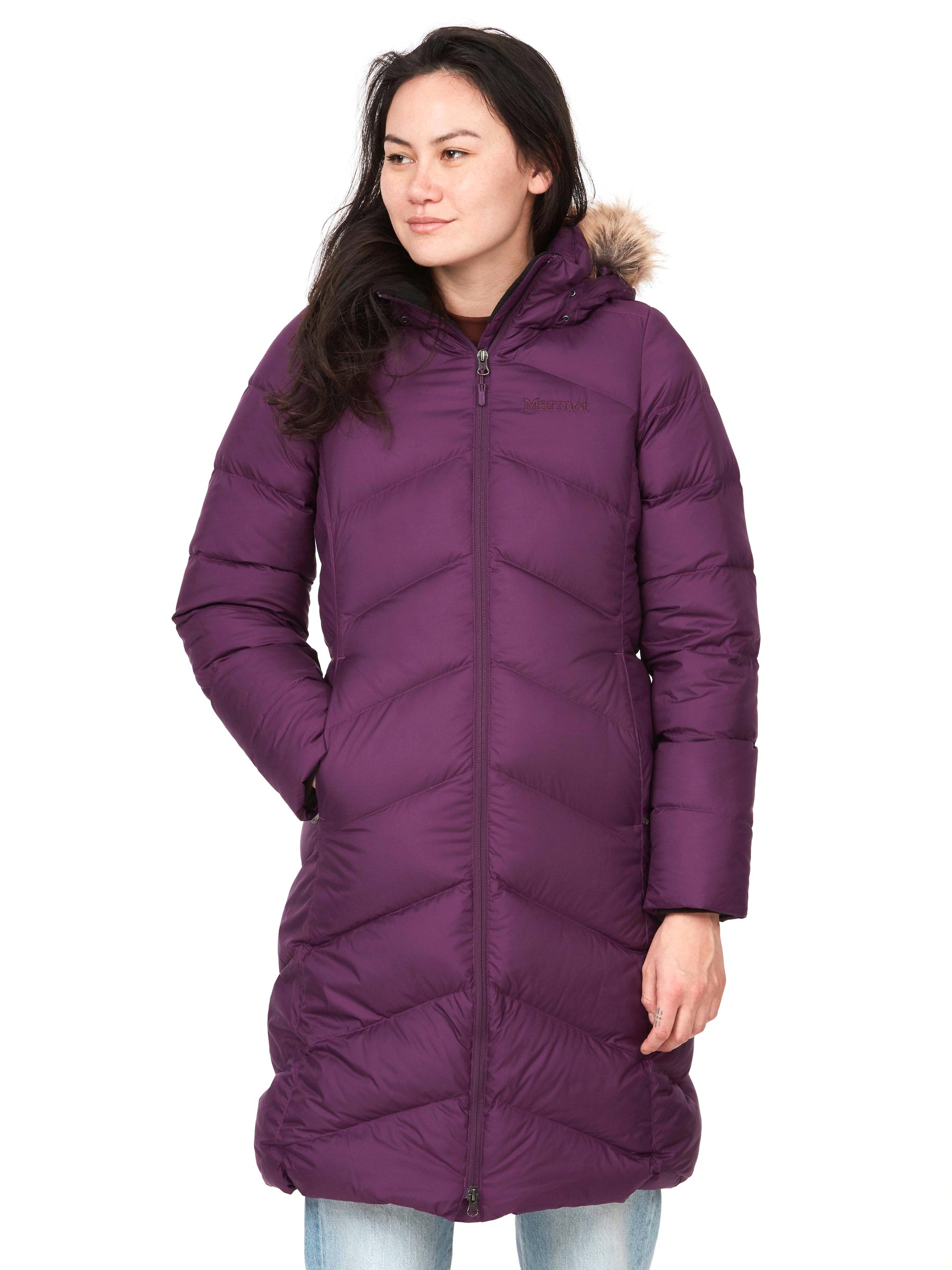 Marmot long hot sale down coat