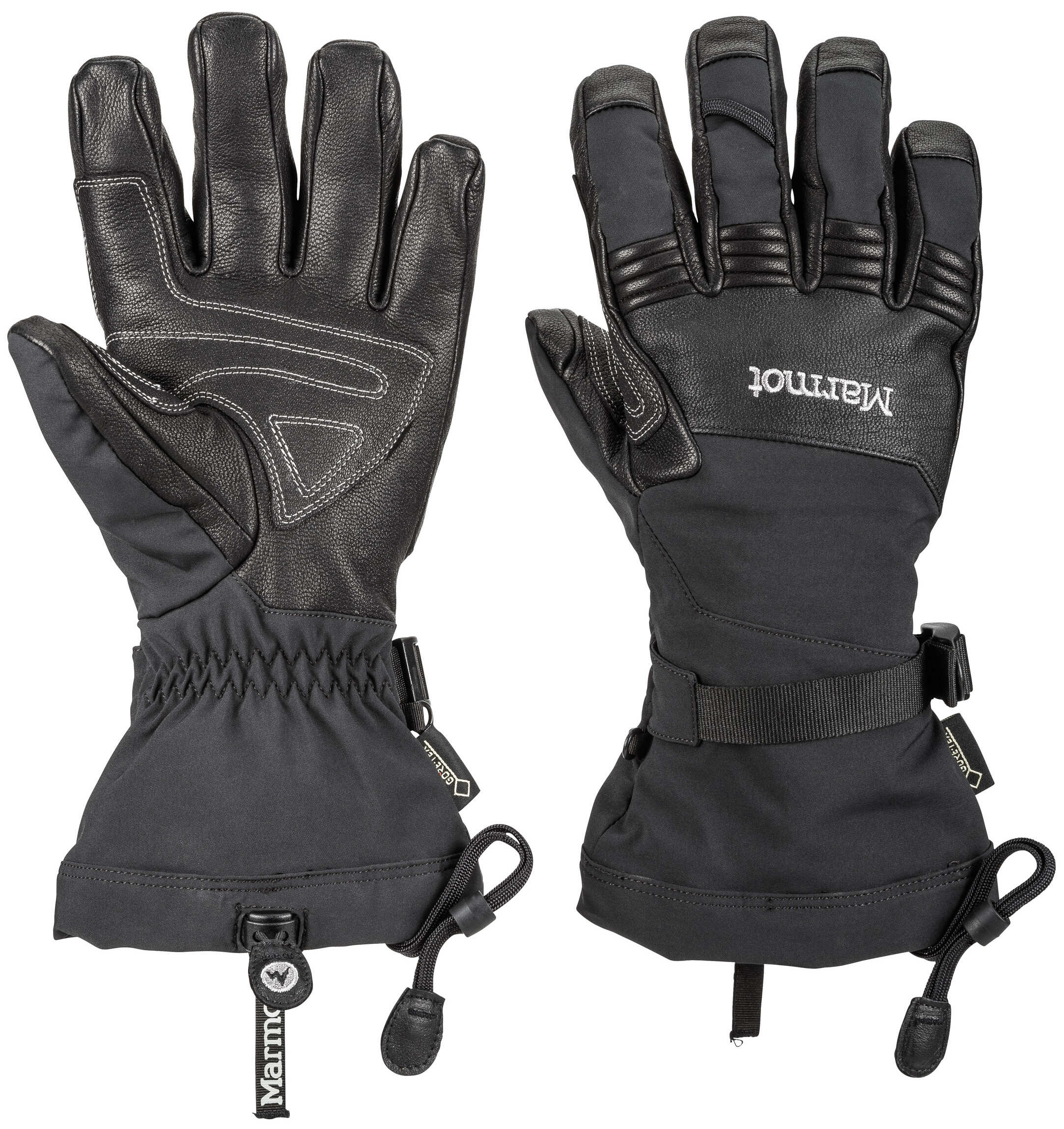 Mens Black Marmot Ultimate Ski Glove S 