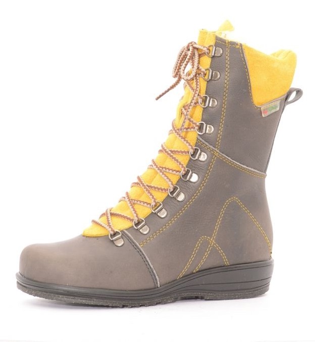 yellow work boots womens