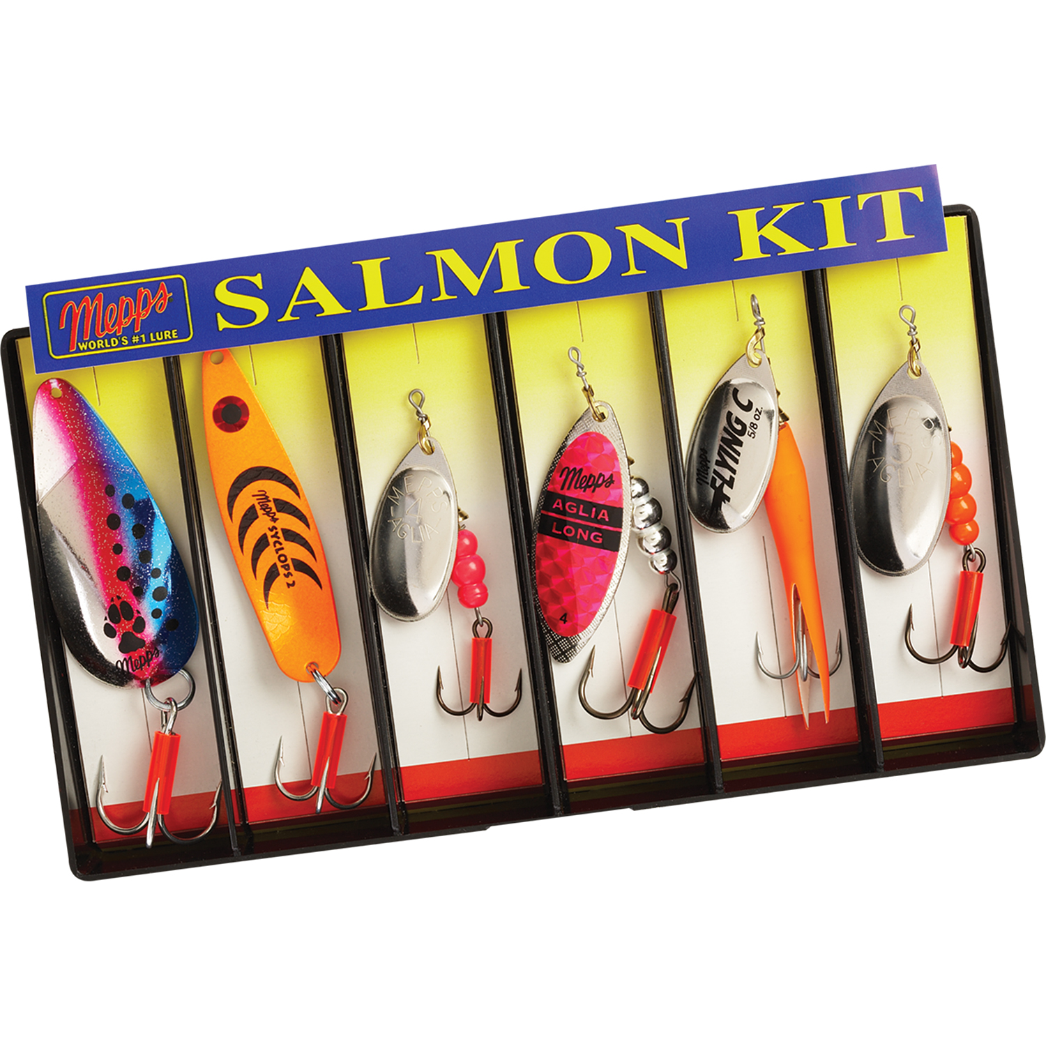 Mepps Salmon Kit - Plain Lure Assortment CK with Free S&H — CampSaver