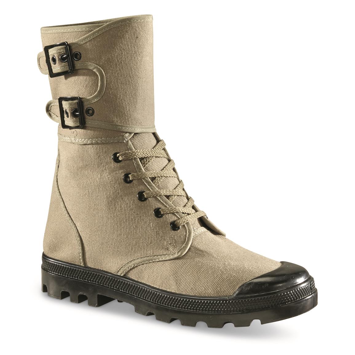 Canvas boots military best sale