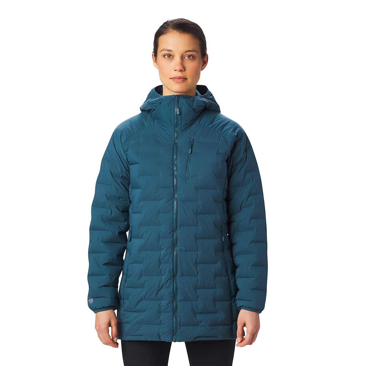 mountain hardwear stretch down hooded jacket women's