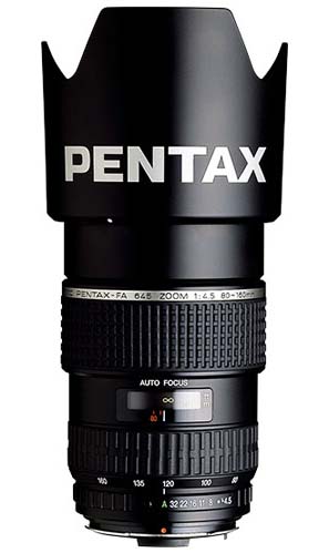 Pentax SMCP-FA 645 80-160/4.5 Lens w/Case 26755 , 15% Off with