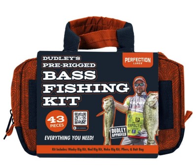 Perfection Lures Dudley's Pre-Rigged Bass Bait Kit w/Bag