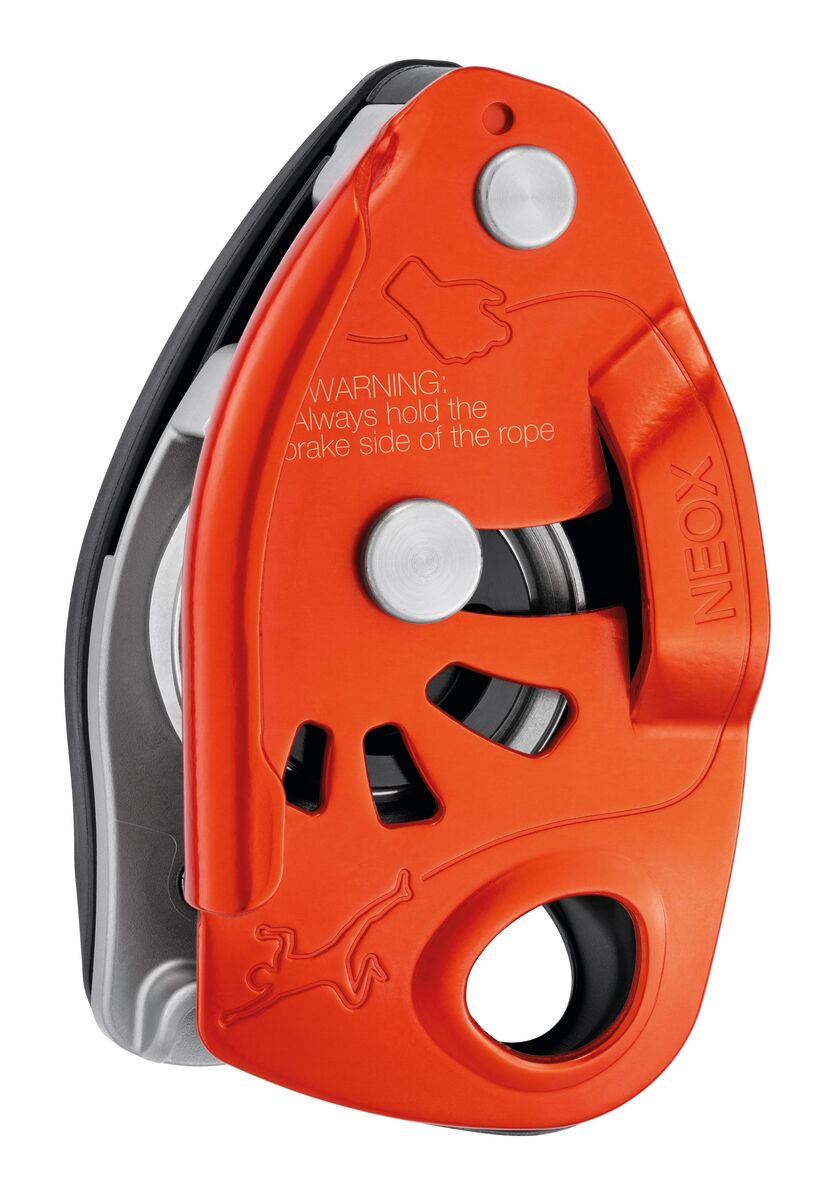 Petzl NEOX Belay Device With Cam-Assisted Blocking