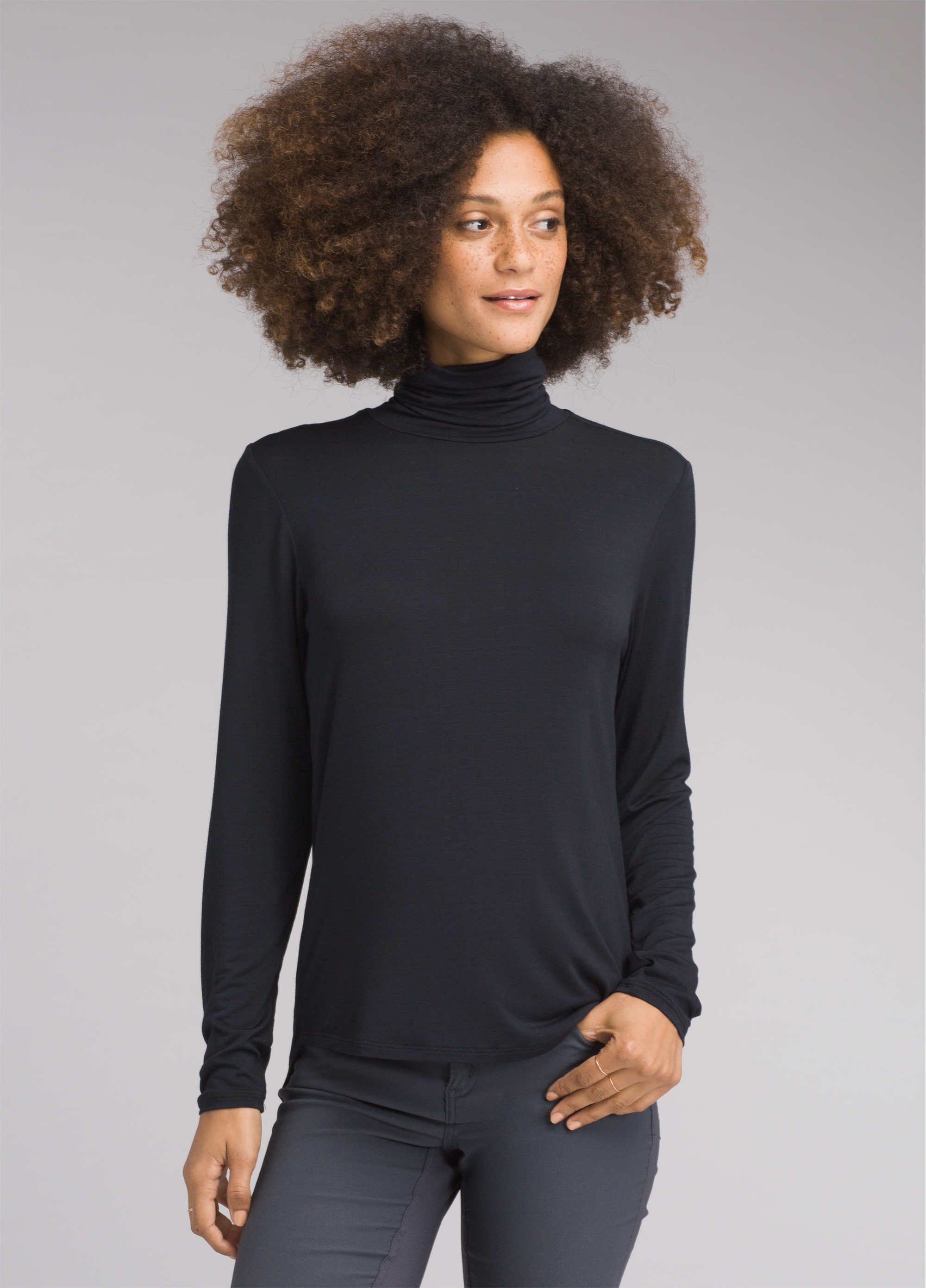light grey turtleneck womens