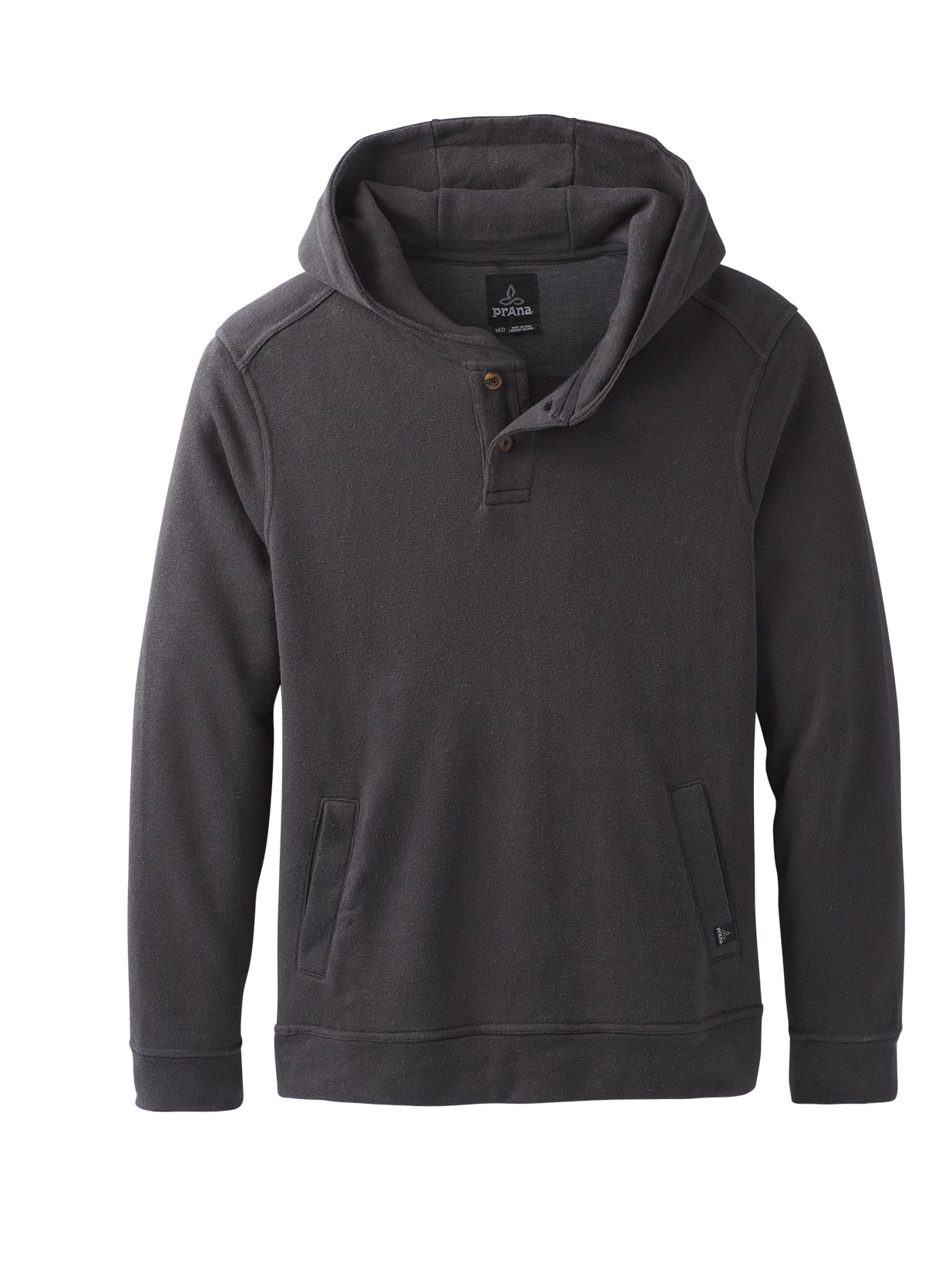 prana trawler hooded henley fleece