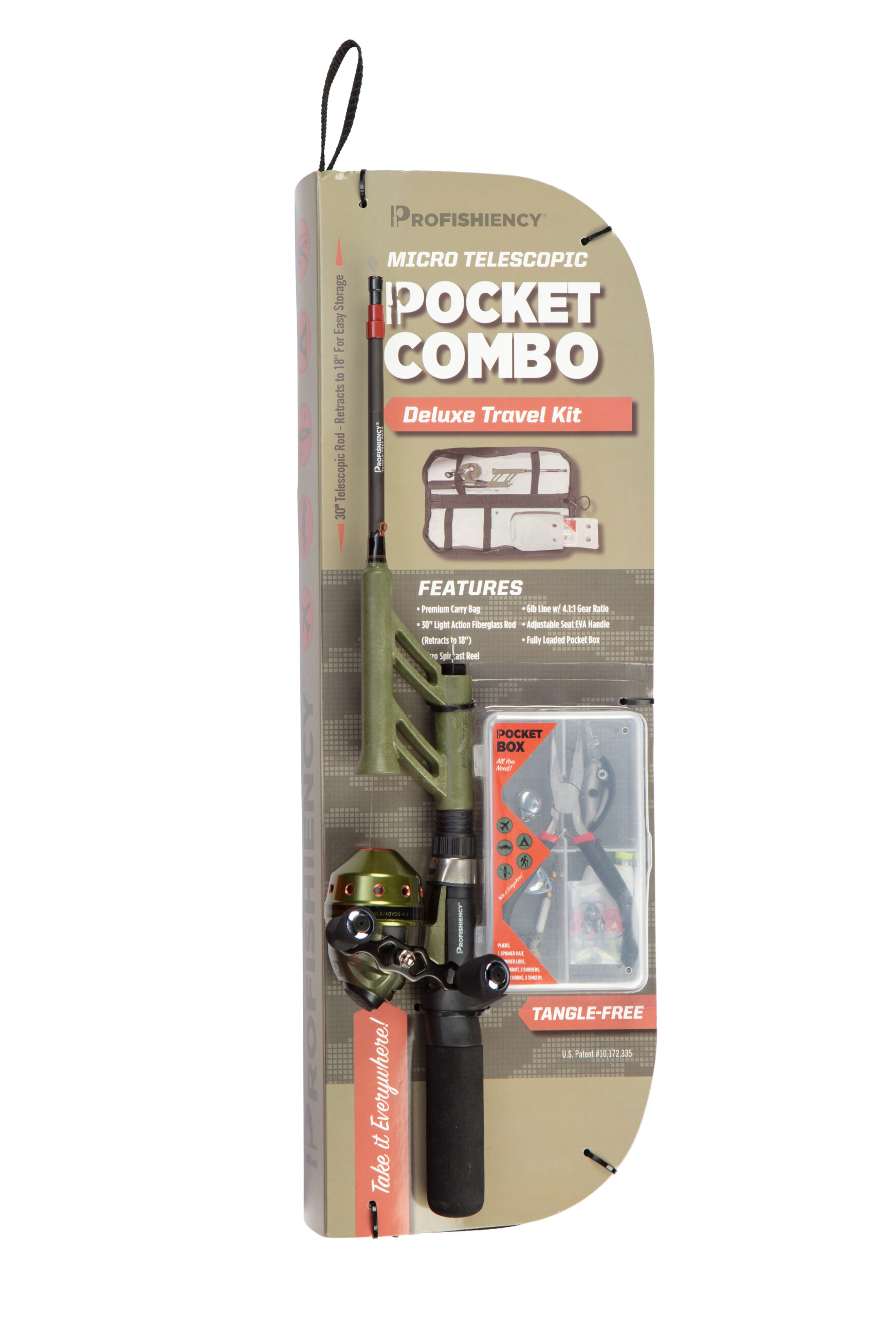 ProFISHiency Pocket Combo Deluxe Travel Kit PCDTK with Free S&H