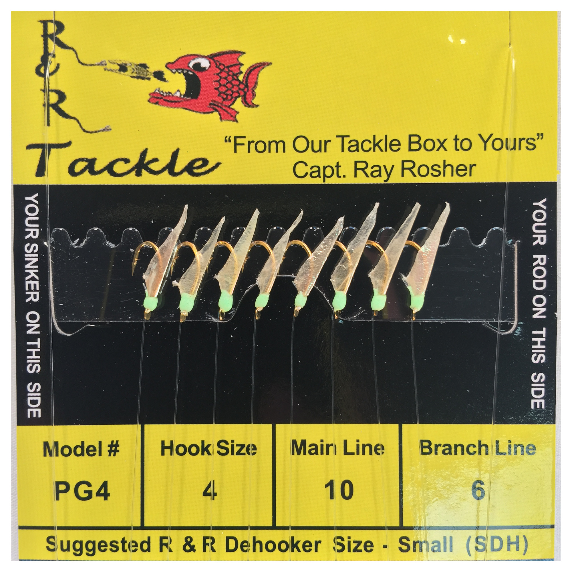 R&R Tackle Sabiki Rig 8 Hooks, Size #4 Hook, 10lb, 6lb , Up to 16% Off —  CampSaver