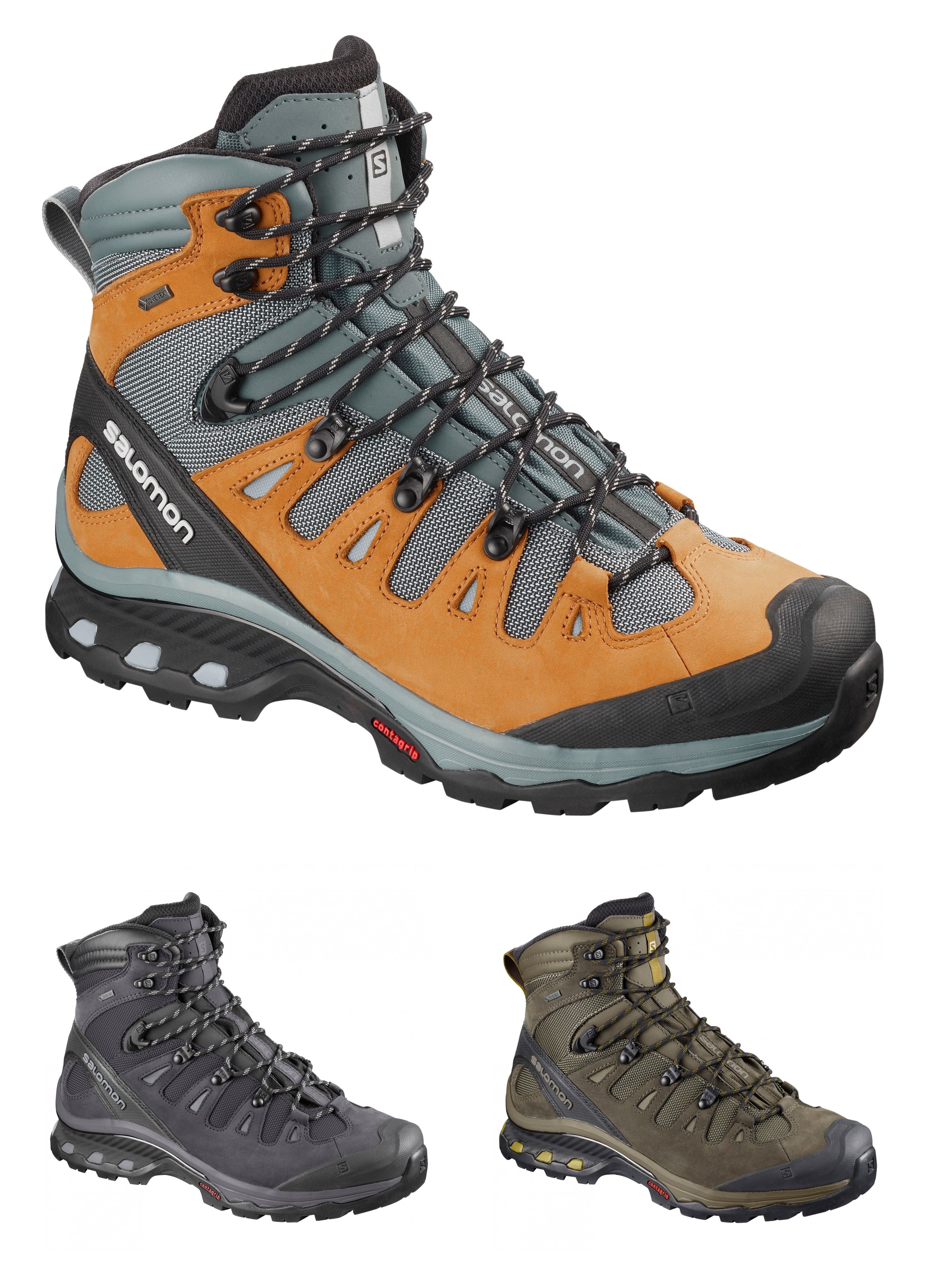 Phantom Black *NEW* {L40245500} Men's Salomon Quest 4D 3 GTX Hiking Boots Wandelkleding 