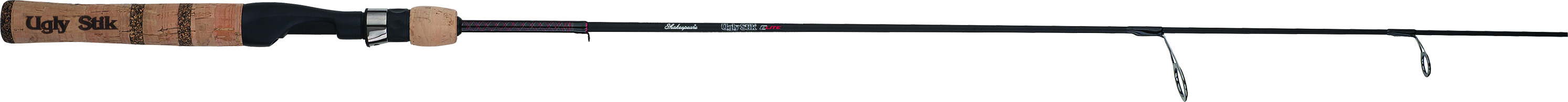 Ugly Stik Elite Spinning Rod, 2 Piece, Moderate/Fast, Ultra-Light,  1/32-1/8oz Lures, 2 lb, 6lb, 8 Guides