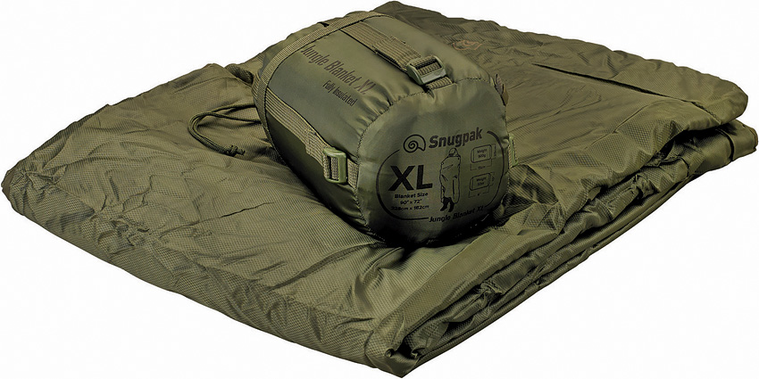 SnugPak Jungle Blanket XL Olive 92245 with Free S H CampSaver