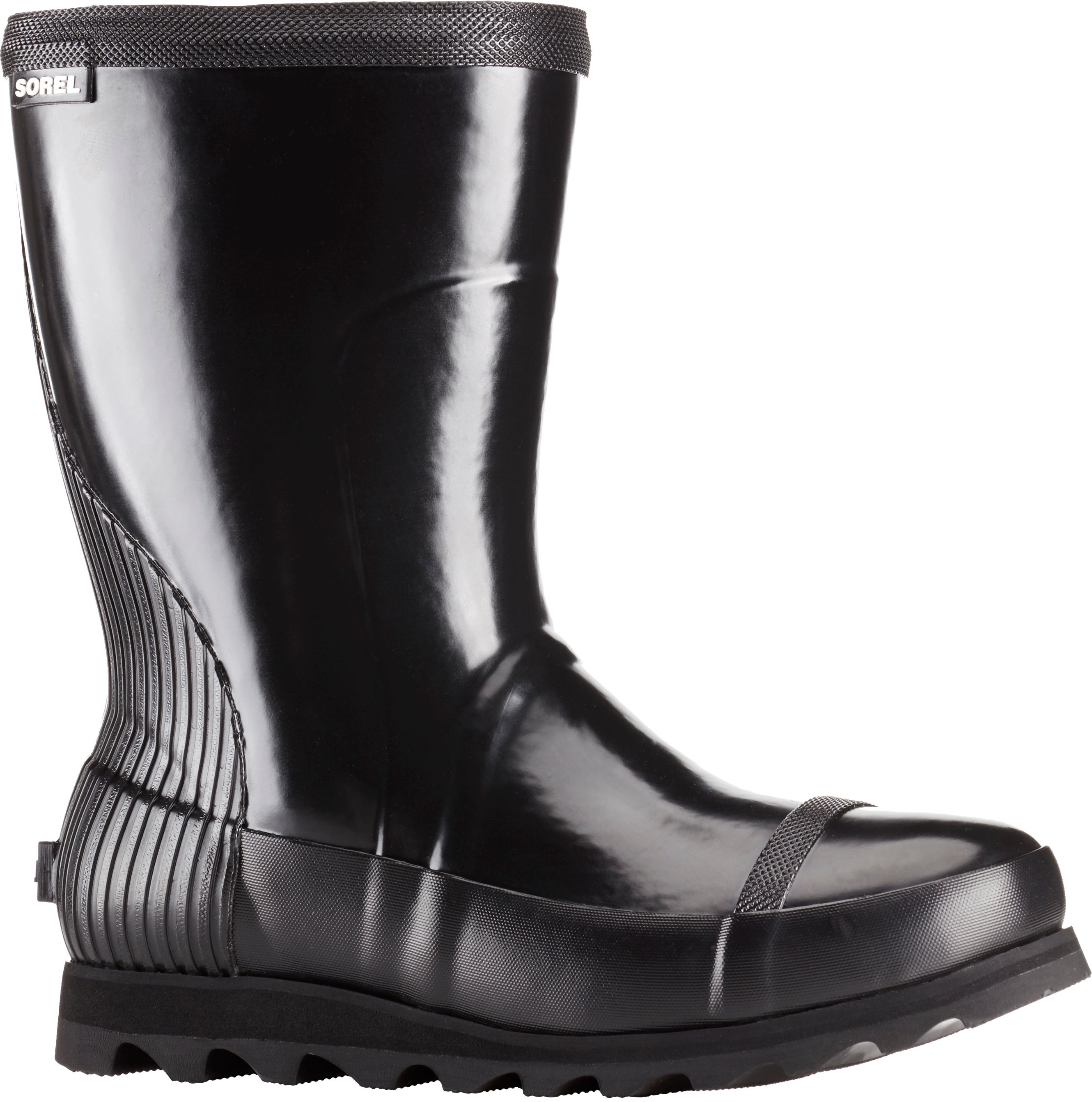 short black rain boots womens