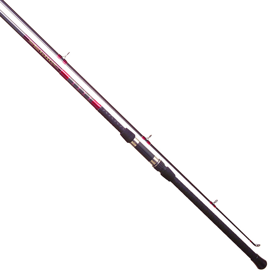Tica Tica Surge-Ukga Surf Spin Rod, 2 Piece, Fast, Heavy 3-8oz Lures, 20lb  - 40lb, 5 Guides + Tip UKGA12H2S , $5.41 Off with Free S&H — CampSaver