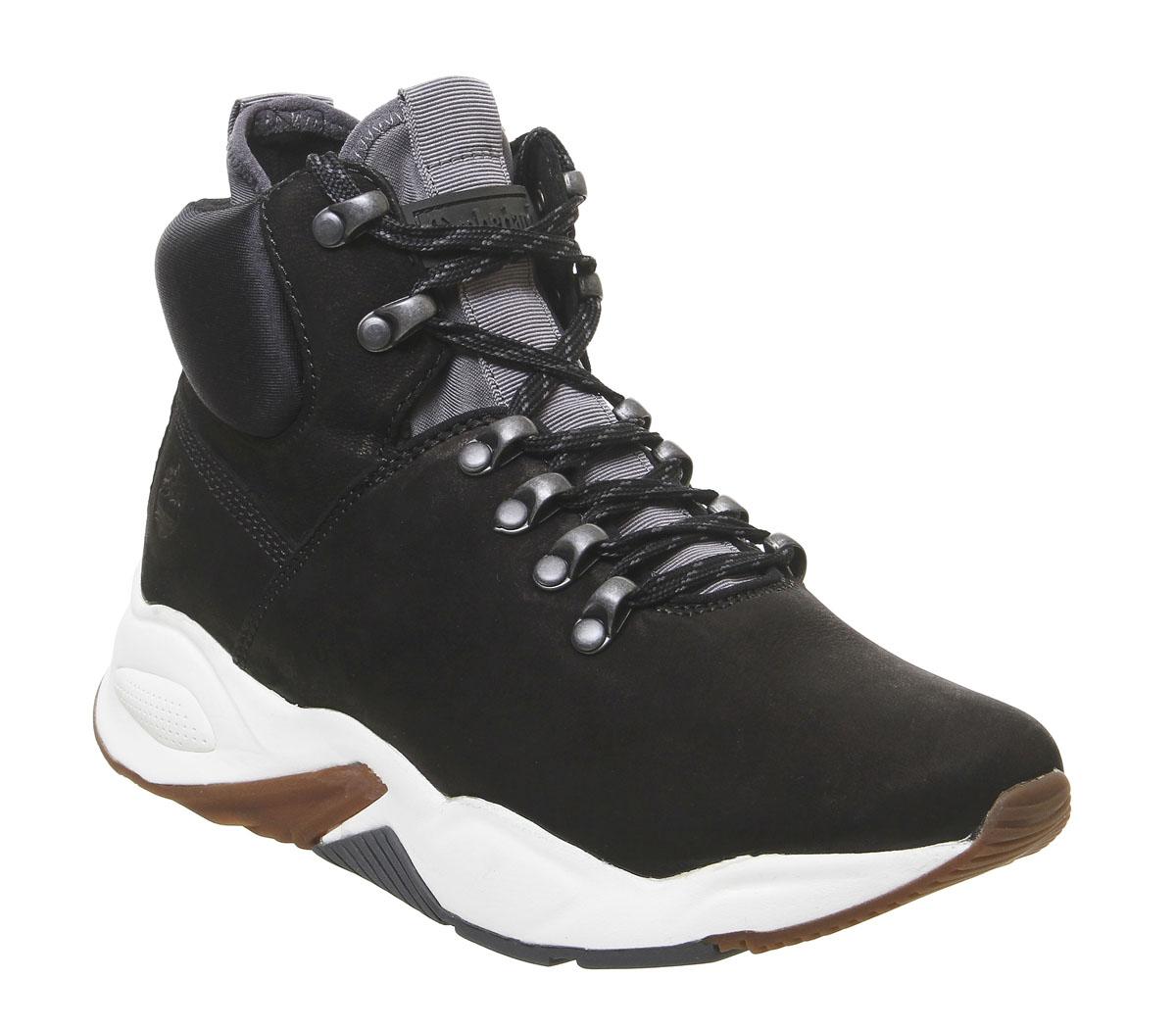 timberland sneaker boots black
