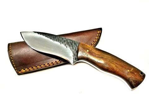 Titan International Knives Damascus Gut Hook Skinning Fixed Blade