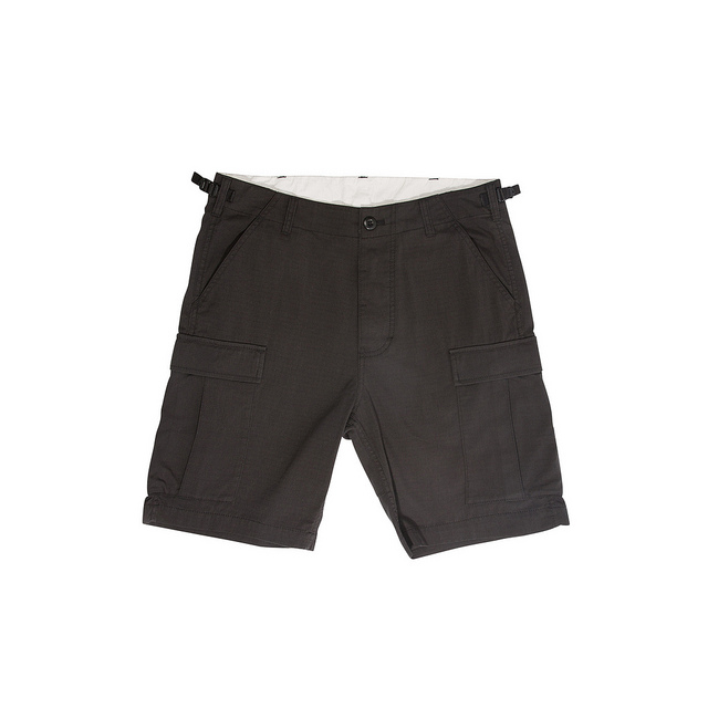 mens long black cargo shorts