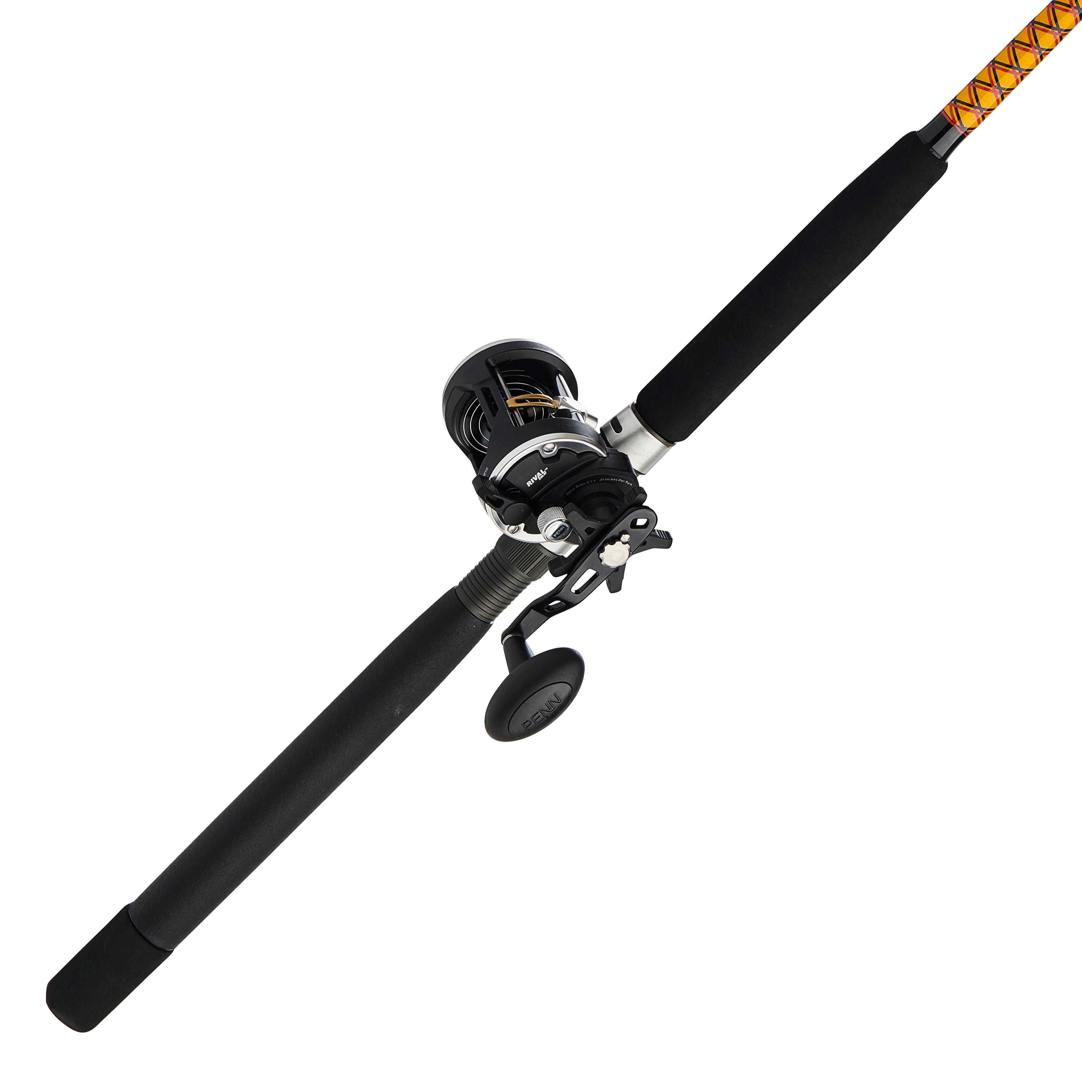 Ugly Stik Bigwater Rival Level Wind Rod & Reel Combo with Free S&H