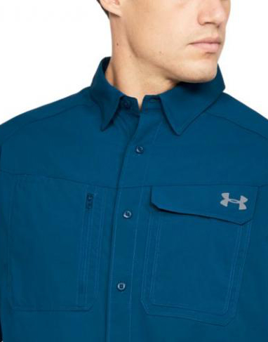 Under armour men's fish hunter solid short sleeve discount