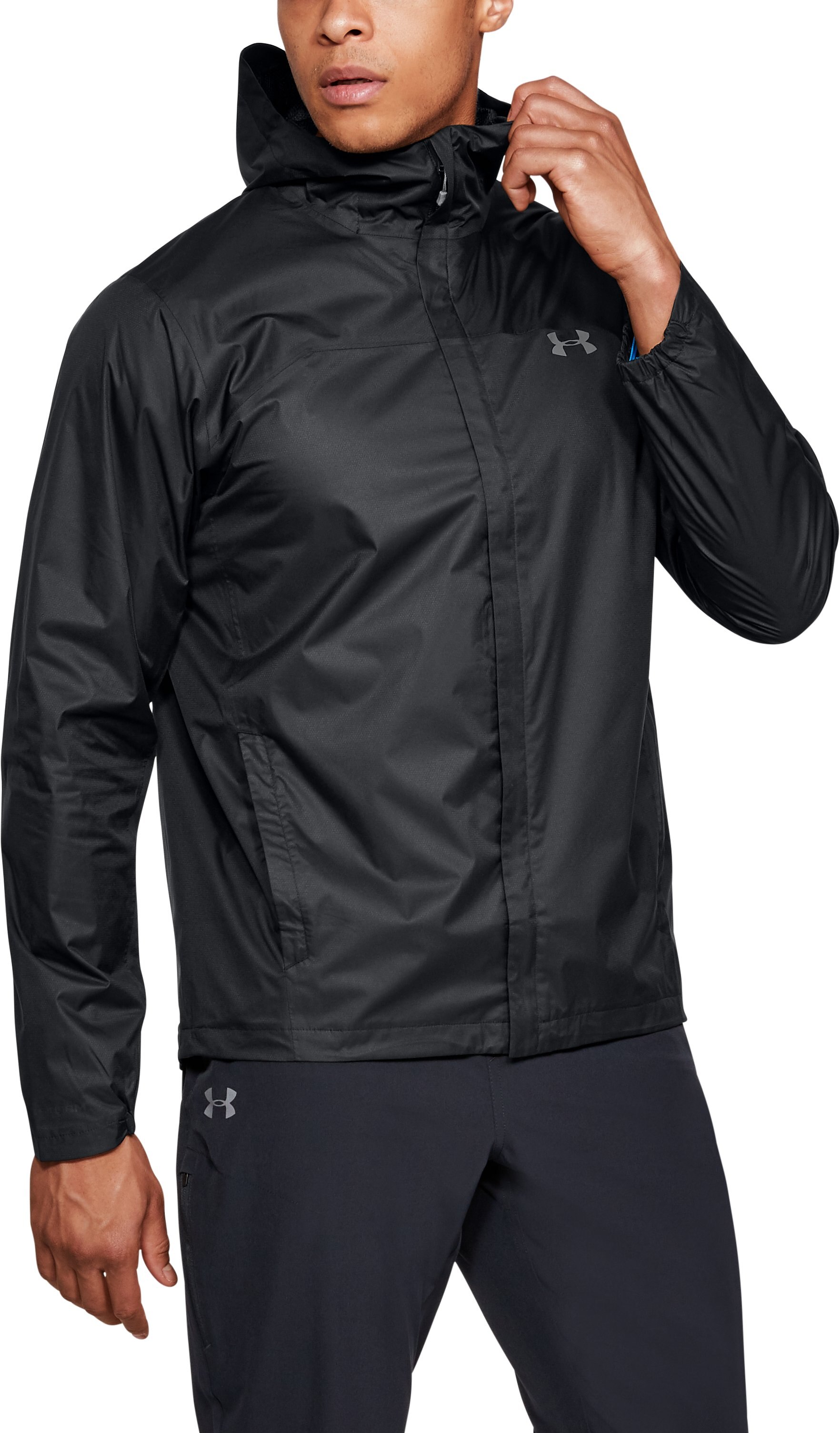 black under armour windbreaker