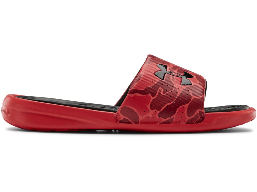 mens slides red