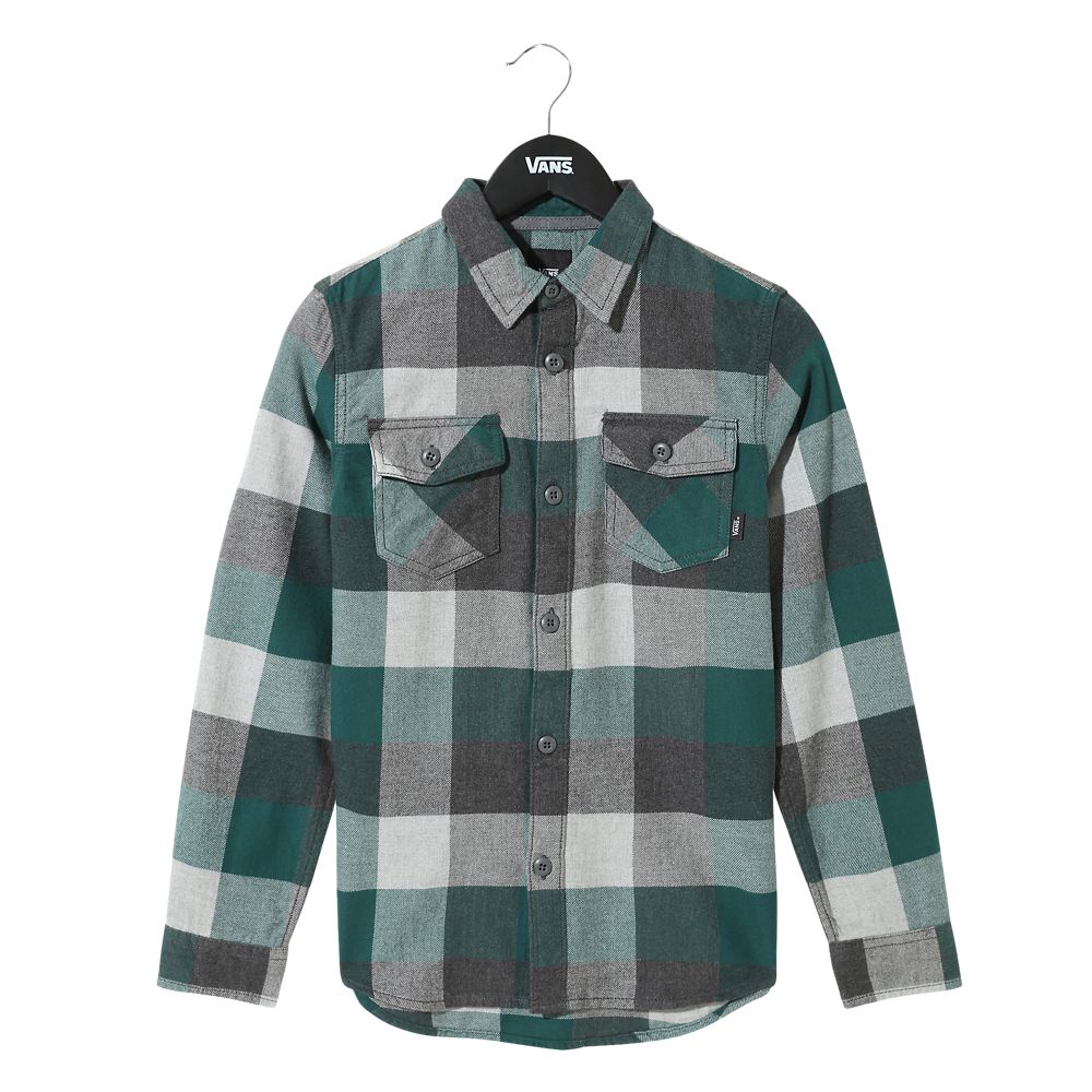 vans mens flannel shirts