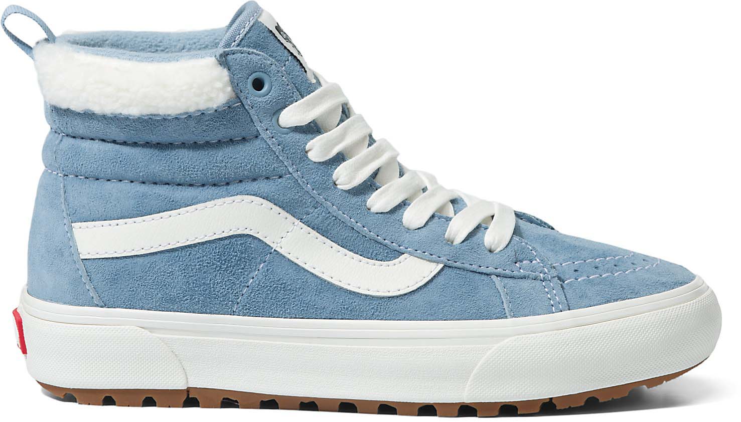 Blue suede vans sk8 on sale hi