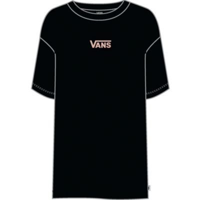 black and white vans t shirt women's
