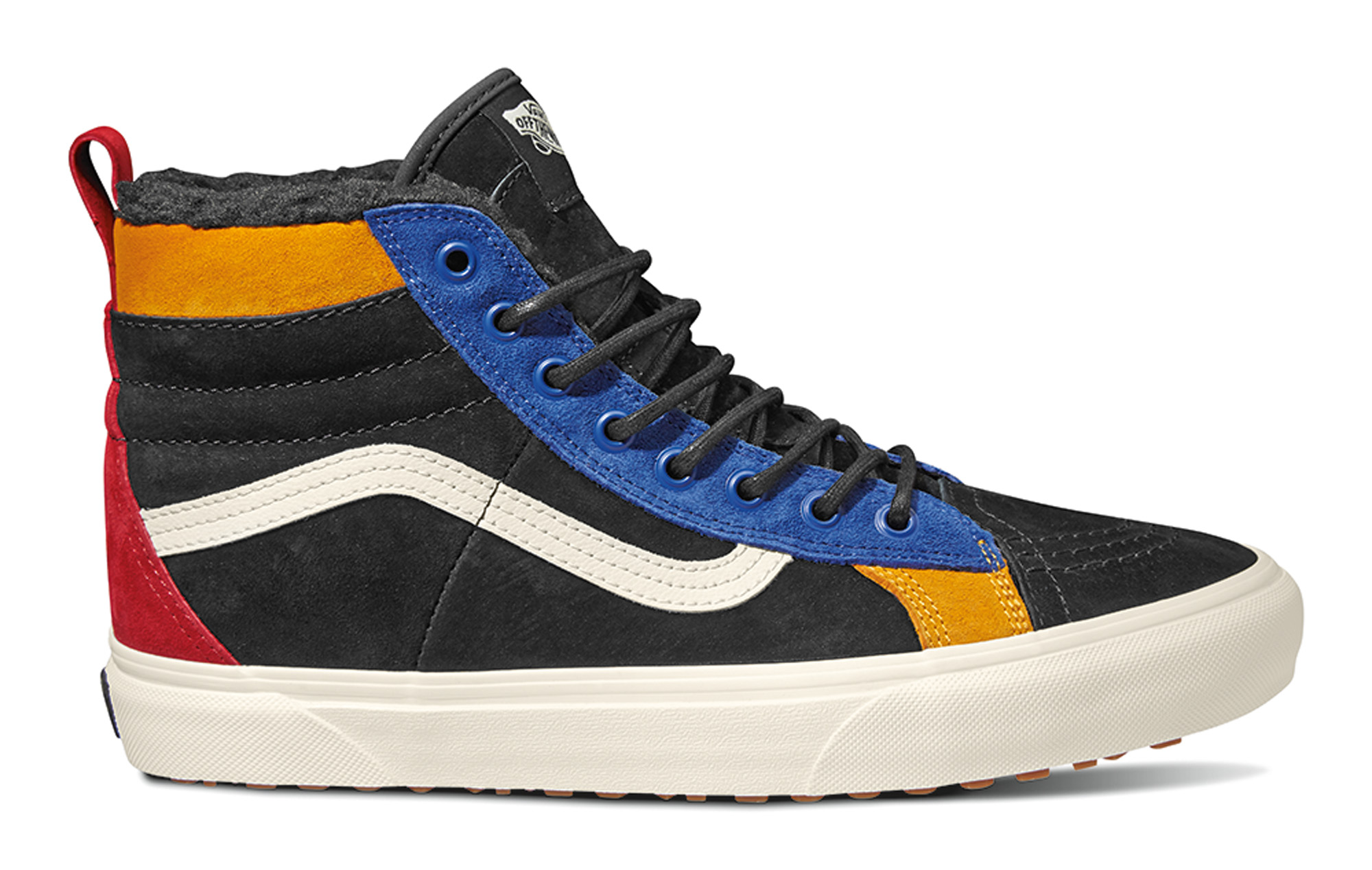 vans sk8 hi black orange