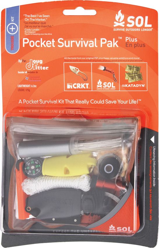 Adventure Medical Kits SOL Pocket Survival Pak Plus — CampSaver