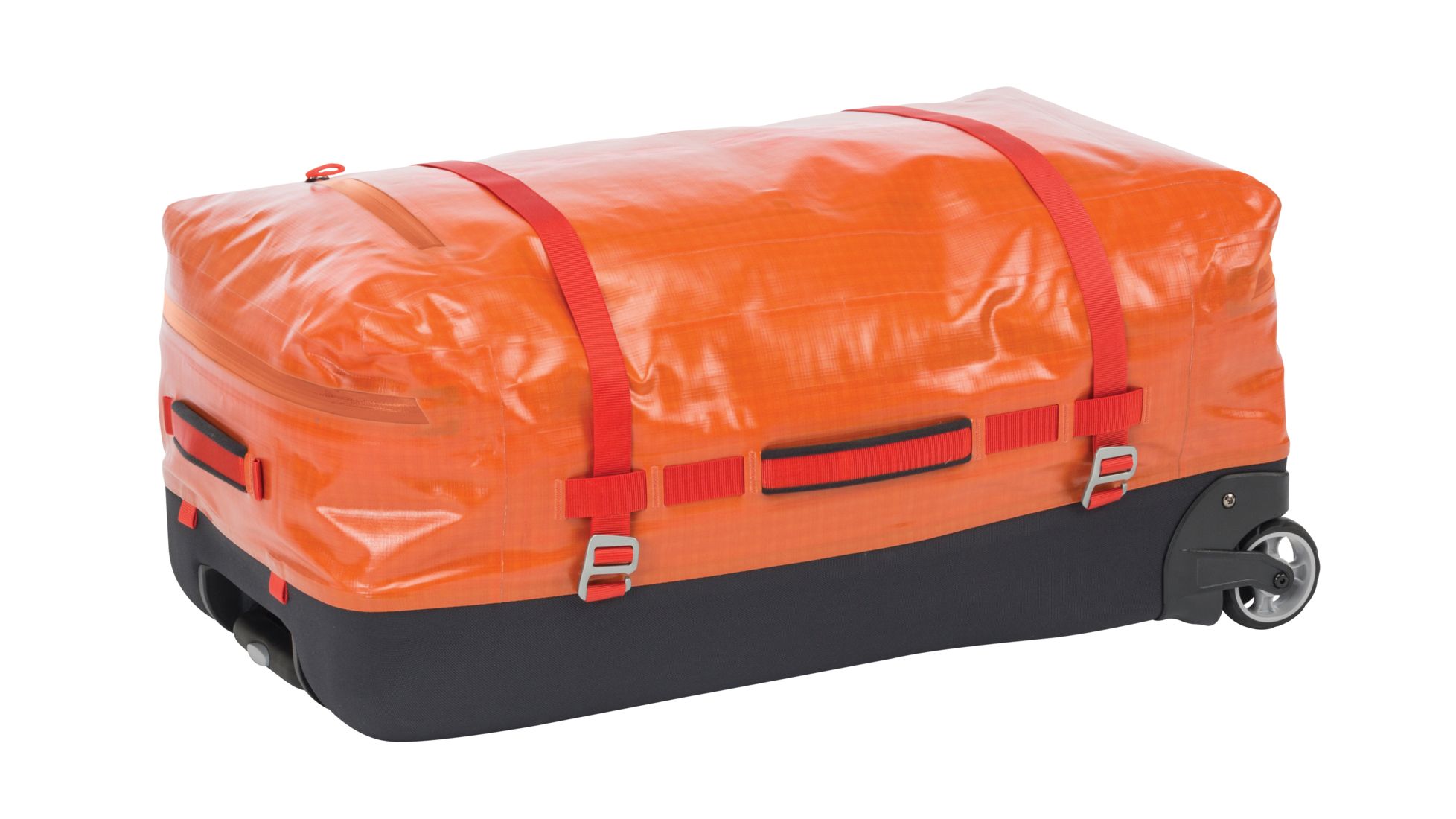 orange duffel travel