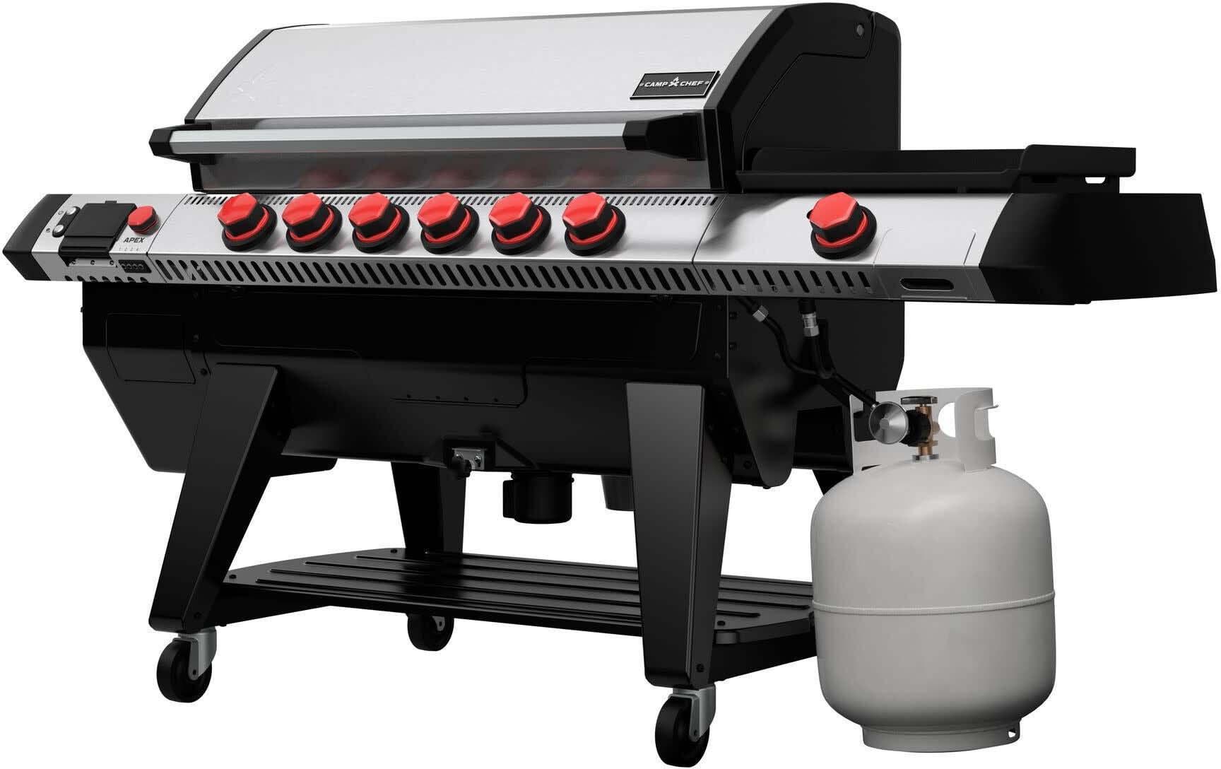 Camp Chef Apex 36in Pellet Grill with Optional Gas Kit and Sidekick