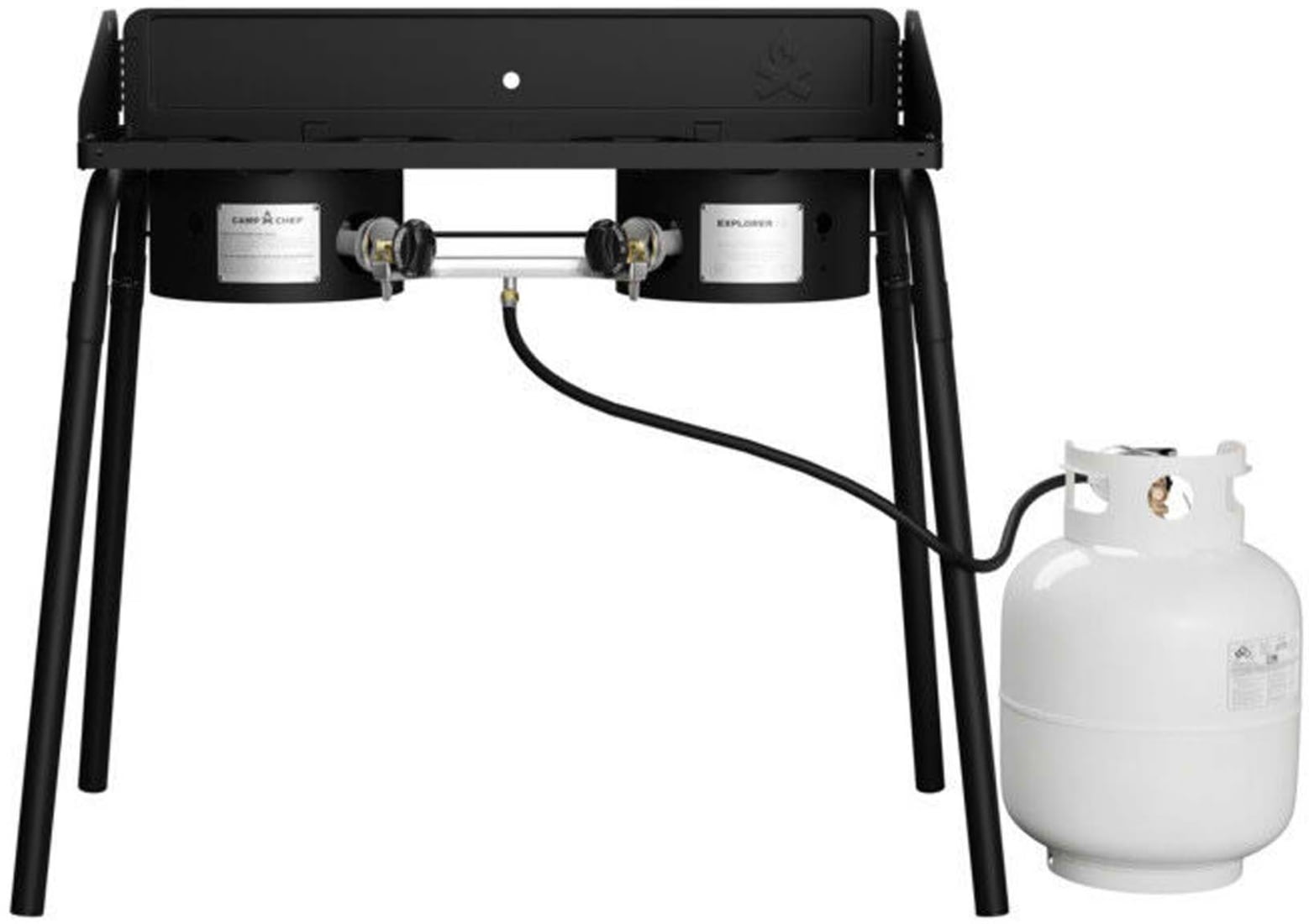 Camp Chef Explorer 2 Burner Stove w/ Detachable Legs — CampSaver