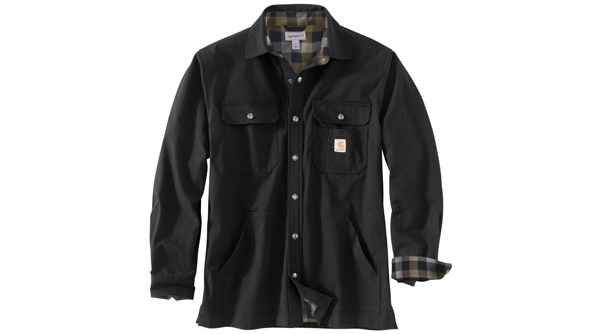 carhartt men's ripstop solid shirt jac