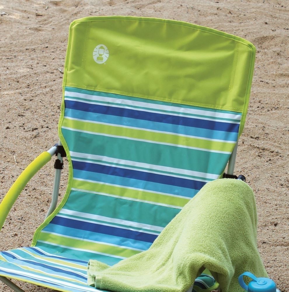 New Coleman Low Sling Beach Chair 