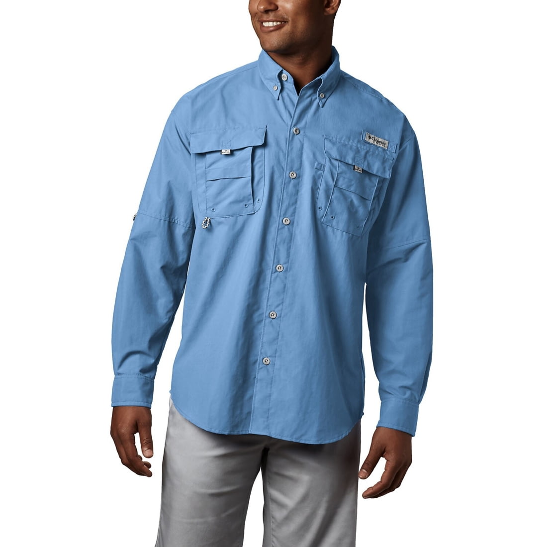 Columbia Bahama II Long Sleeve Shirt - Men's, Sail, — Mens Clothing ...
