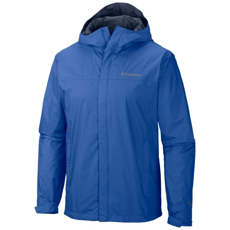 Columbia WaterTight II Jacket - Men's, Azul, 4X, 153389 â Mens Clothing Size: 4XL, Center Back 