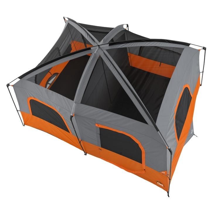 Core Equipment 10 Person Straight Wall Cabin Tent 40034 , 26% Off with