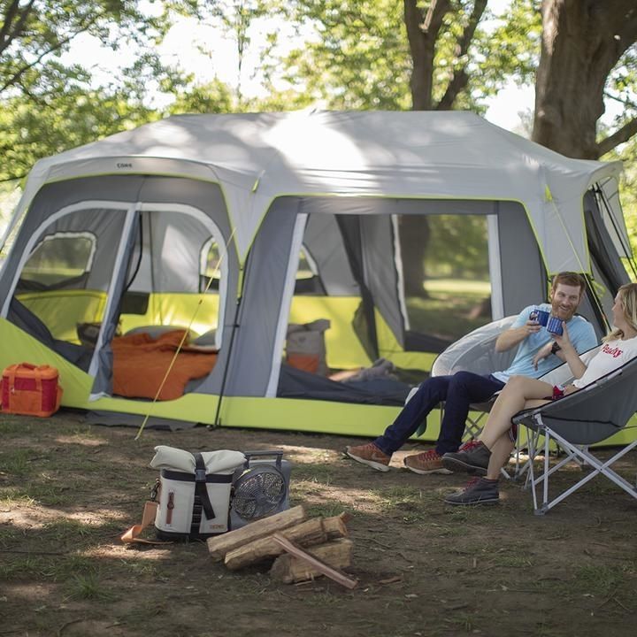 Core Equipment 12 Person Instant Cabin Tent with Double Awning 40061