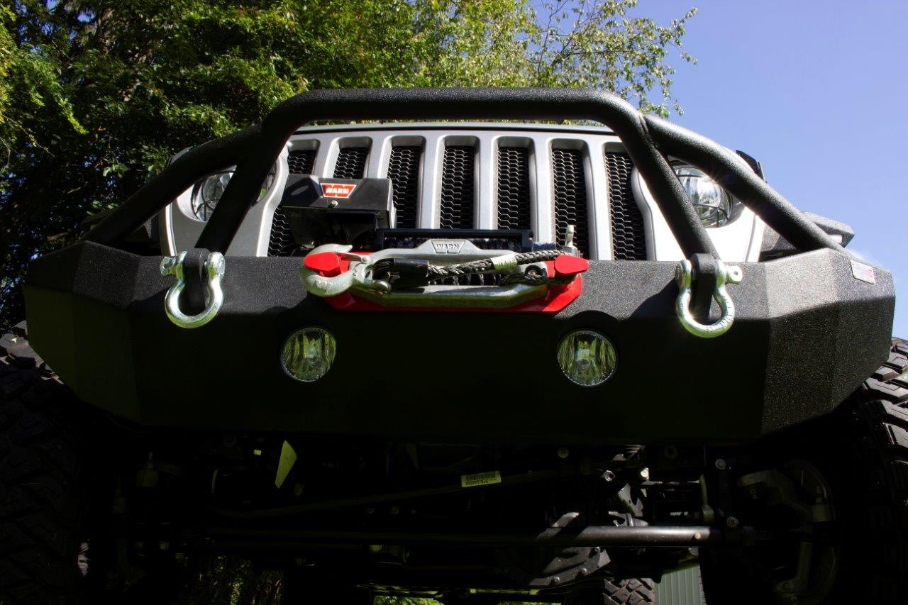 Fishbone Offroad Mid-Width Winch Front Bumper — CampSaver