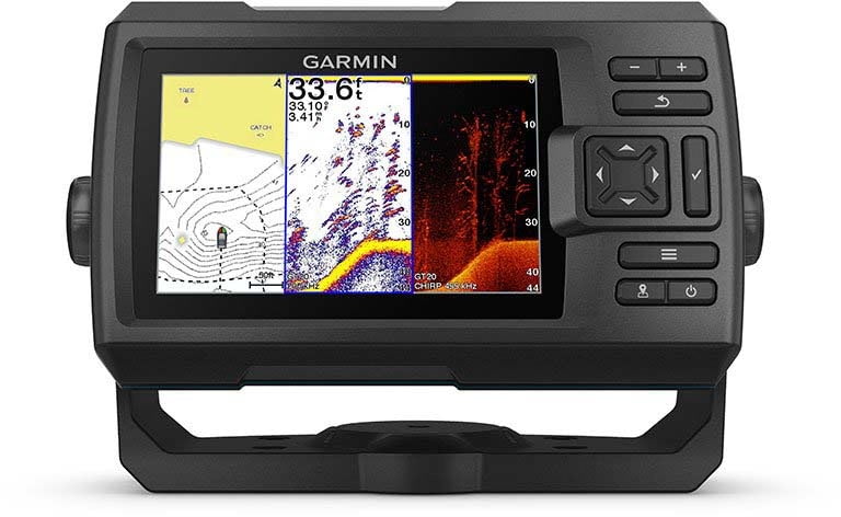 garmin striker plus 5cv ice fishing bundle