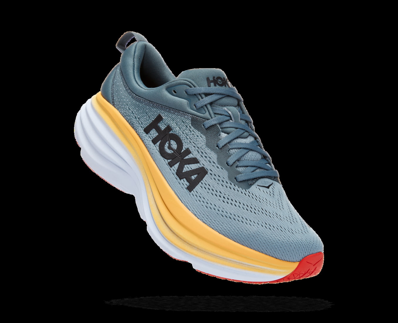 Hoka Bondi 8 Running Shoes - Mens, Goblin Blue / Mountain — Mens Shoe