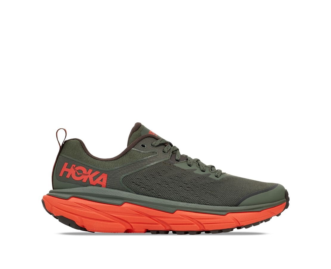 Hoka Challenger ATR 6 Wide Trailrunning Shoes Mens, Thyme — Mens Shoe