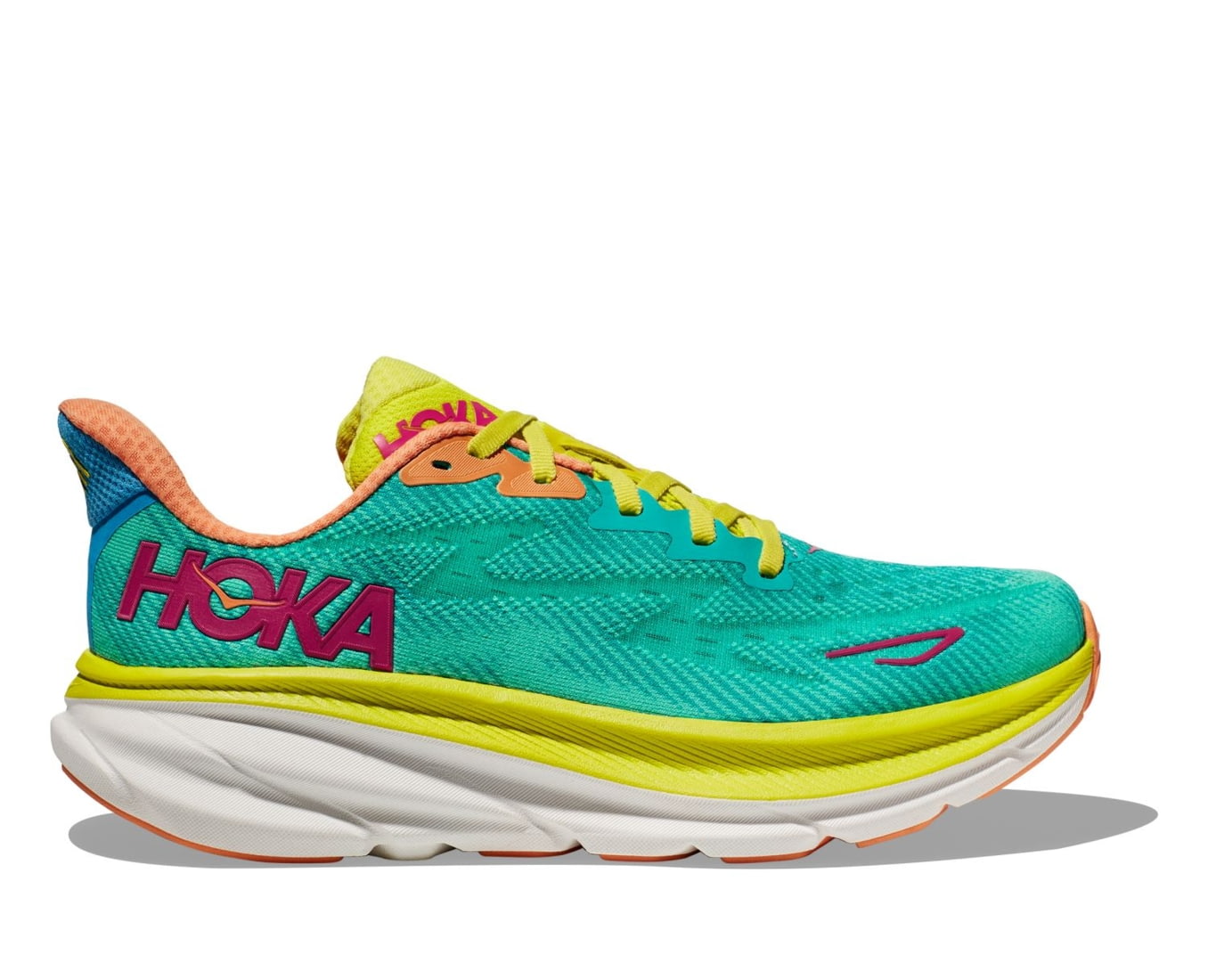 Hoka Clifton 9 Running Shoes - Mens, Ceramic/Evening — Mens Shoe Size ...