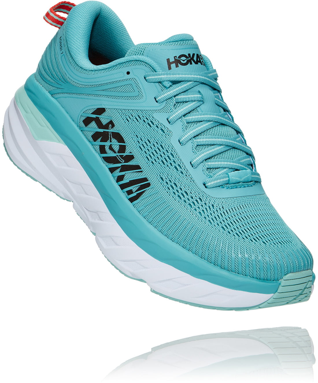 Hoka Bondi 7 Road Running Shoes - Women's, Aquarelle / — Womens Shoe ...