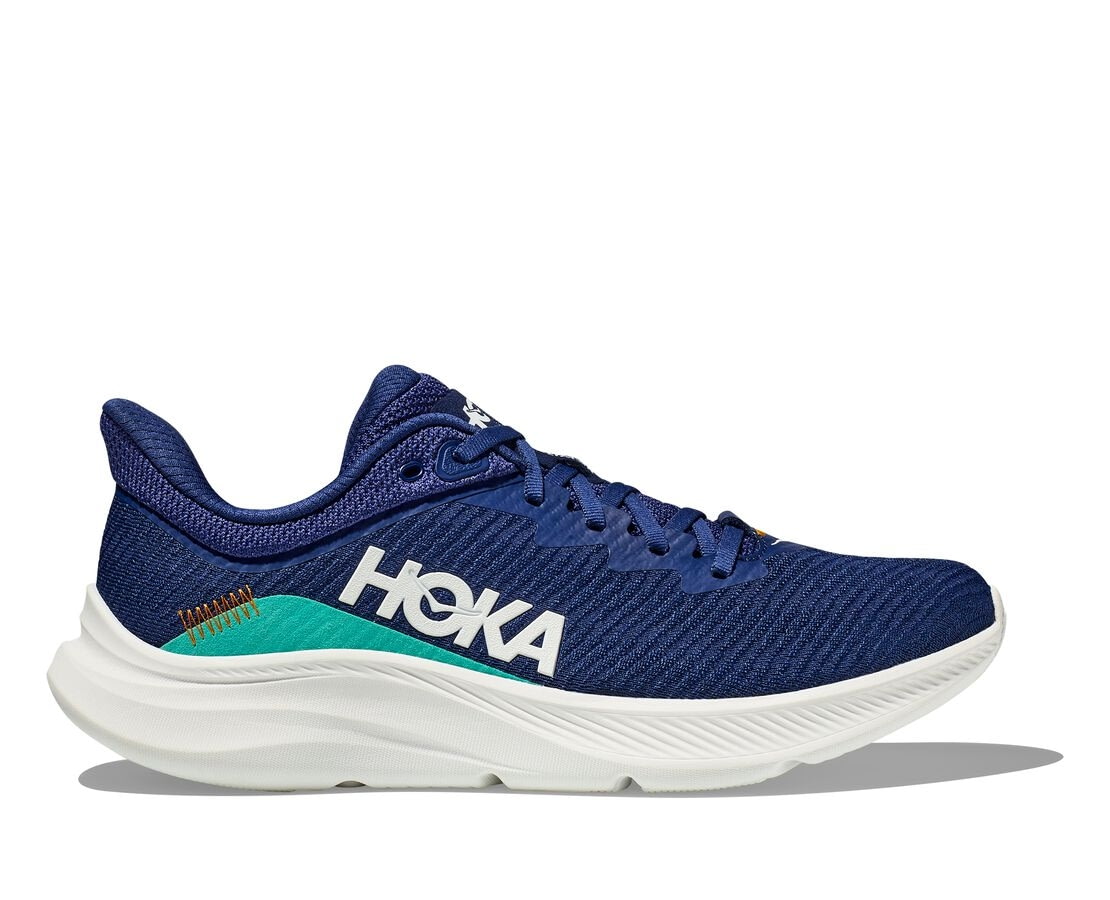 Hoka Solimar Running Shoes - Mens, Bellwether Blue/Ceramic, — Mens Shoe ...