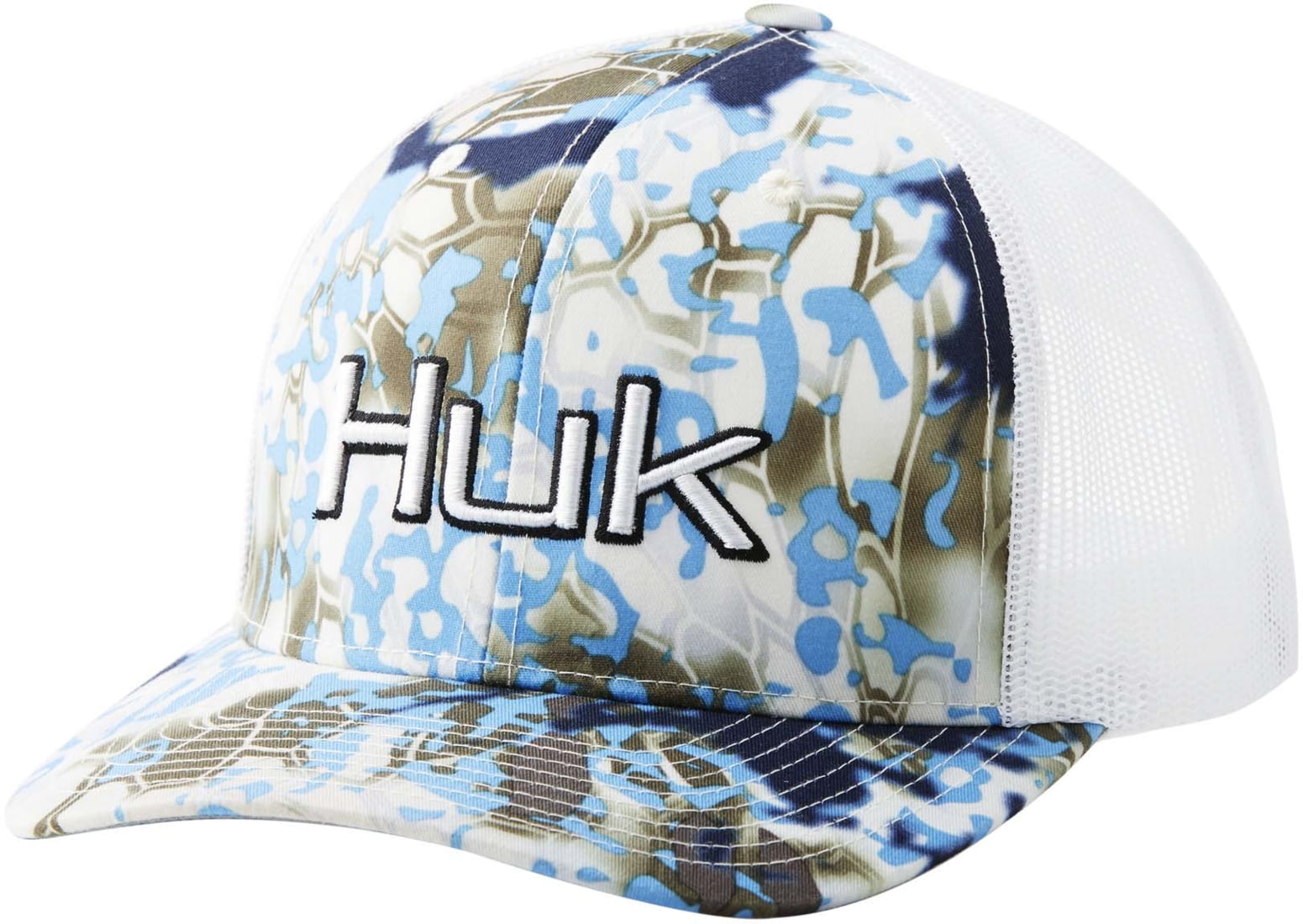 HUK Performance Fishing Kryptek Current Angler Sport Trucker Caps Men