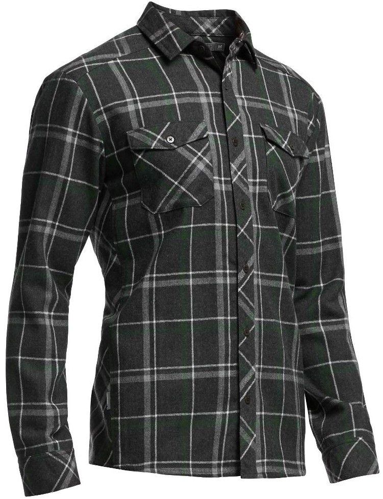 icebreaker mens lodge ls flannel shirt